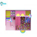 Customizable Kids Soft Play Indoor Playground Equipment Macaron Style Pink Themed for sale