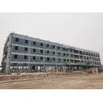 Prefabricated Multi Storey Buildings , Prefab Metal Office Buildings Steel Structure