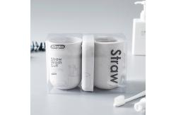 China Wheat Toothbrush Cup Glass Soap Box Biodegradable Bathroom Wash Sets supplier