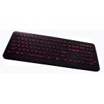 Backlight dust proof rubber medical keyboard with numeric keys and Functions keys for sale