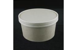 China Eco Friendly Paper Salad Bowls With Lids 1000ml Kraft Food Containers supplier
