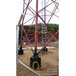 WiFi Mobile Triangle Steel Monopole Tower Galvanized Self Supporting for sale