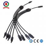 Y Type 4 Branch F M Solar Panel PV Connector Cable Wire Connectors 30A 1 Pair for sale