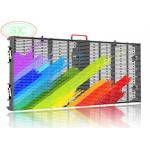 Super market Transparent Glass Led Display 1R1G1B G3.91-7.8125 for advertising for sale