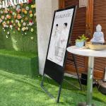32 43 55 inch indoor touch screen lcd outdoor advertising player totem kiosk CMS software led display digital signage for sale