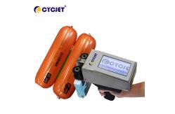China QR Code 200DPI Handheld Inkjet Barcode Printer 18mm Height supplier