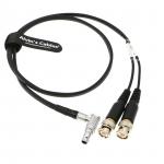 Sound Devices BNC Timecode Cable Right Angle 5 Pin Male To BNC TIME CODE Input Output for sale