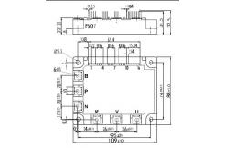 China IGBT Power Module 7MBI40N-120 IGBT(1200V/40A)  FUJITSU IGBT Power Module supplier
