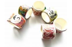 China Custom Printed Japanese Washi Paper Die Cut Stickers Masking Tape supplier