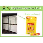 High Whiteness Blister Board Paper 350 Gsm Two Side White Ivory Cardboard for sale