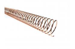 China A4 High End Notebook 25.4mm Metal Spiral Binding Coil supplier