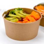 China Specifications Optional Custom Disposable Takeaway Hot Food Kraft Paper Box To Hold Rice, Salad, Noodles manufacturer