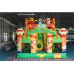 crazy birds  bouncy castle slide inflatable for sale