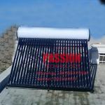 300L Pressurized Solar Water Heater 30tubes Pressure Heat Pipe Solar Collector Enamel White Water Tank for sale