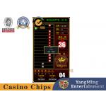International Casino Roulette Poker Table Roadmap System Software High Definition Display for sale