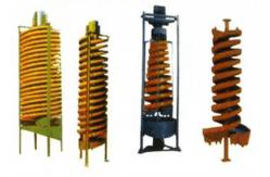 China Red Mining Ore Dressing Equipment Spiral Chute Separator Diameter 1200mm 900mm supplier