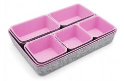 China Makeup 3mm EN71 Felt Drawer Trays For Drawers Dividers supplier