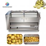 1500KG/H Sweet potato hair roller cleaning machine carrot automatic peeling cleaning potato peeling machine for sale
