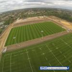 50mm Artificial Turf Grass Football Pitch 11000 Dtex Abrasion Test