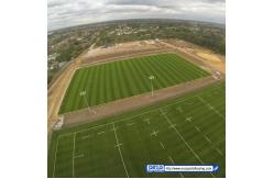 China 50mm Artificial Turf Grass Football Pitch 11000 Dtex Abrasion Test supplier