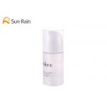 Pp / Pet Airless Cosmetic Bottle 30ml  For Cosmetic Lotion Cream Packaging for sale