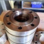 Corrosion Resistant Forged Casting Flange with Sandblasted Finish and Titanium Alloy for sale
