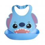 Waterproof 3d Animal Silicone Baby Bib Food Catcher Leak Proof for sale