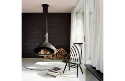 China Suspended Wood Burning Hanging Fireplace Customizable supplier