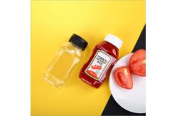 China Heinz Design Ketchup Tomato Sauce Plastic Seasoning Bottles Squeezable supplier