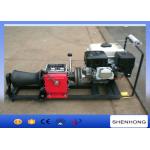Wire Rope Pulling Portable Gas Powered Winch 1 Ton With Gasoline Engine