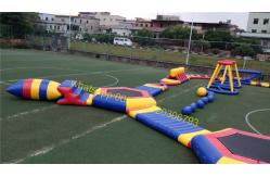 China new design water them park watersports sea obstacle course supplier