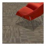 Cost-Effective Carpet PP Carpet Tiles With Soft Non-Woven Backing 50x50 cm for sale