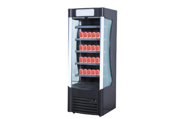 Mini Beverage Open Display Fridge Open Air Display Refrigerators