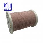 Voltage 3300v UEW Insulated Copper Litz Wire 20 Strands 0.1mm Single Wire Silk Jacket 155.C for sale