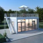 Custom Folding Container House Compact Structure Container Fold Out House for sale