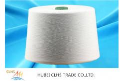 China Semi - Dull Polyester Ring Spun Yarn  , Optical White 40S Polyester Twisted Yarn supplier