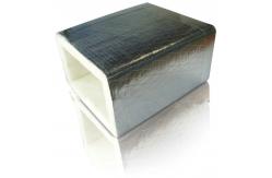 China Fireproof Formaldehyde Free Fiberglass Insulation 1.2m Glass Wool Board supplier