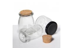 China Free Sample Heart Embossed Multifunction Glass Pudding Jars For Pudding supplier