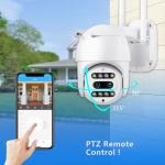 CMOS 2.4G WiFi Wireless Camera System CCTV 10X Zoom Dual Lens for sale