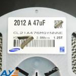 6.3V X5R 0805 SMD Electronic Components Capacitors CL21A476MQYNNNE for sale