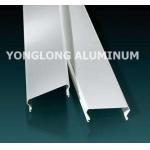 Machinable Anodized Aluminum Curtain Wall Extrusions , Oval Aluminium Tower Scaffold