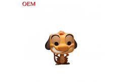 China 3D Cartoon Pop Lion Statue Animated Plastic Animal Model Toy supplier