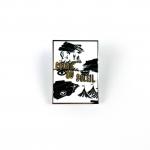 Custom Zinc Alloy Soft Enamel Lapel Pin Badge With Offset Printing And Epoxy Coating for sale