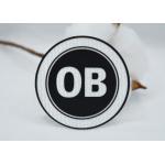 Round Soft Iron On Tatami Patch Custom Clothing Patch With Hot Melt Glue