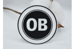 China Round Soft Iron On Tatami Patch Custom Clothing Patch With Hot Melt Glue supplier