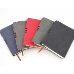 Custom Logo Multicolor Premium Business Meeting Diary Planner Leather Cover With Pen Holder for sale