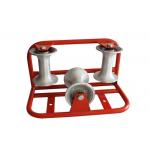 Spraying Tri-Roller Aluminum Corner Cable Roller For Underground Cable Laying for sale