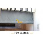 Grey Polyurethane Fiberglass Cloth Anti Heat Flame Retardant Silicone Coated Glass Fiber Cloth For Fireproof curtain for sale