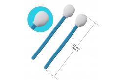 China 125mm Total Length Disposable Foam Tip Swabs With No Fibers TX708 supplier