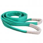 CE Certificated Color Code Webbing Sling 2T Polyester Flat Eye And Eye for sale